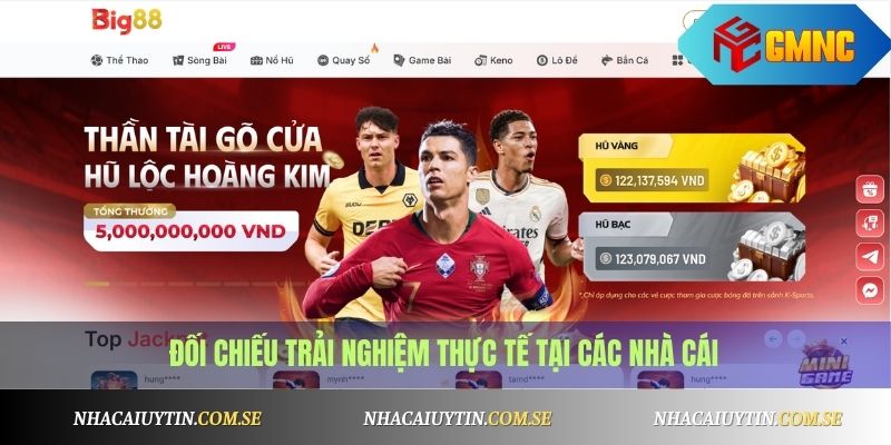 Nhà Cái Uy Tín 4 Đối chiếu trải nghiệm thực tế tại các nhà cái