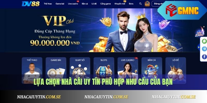 Nhà Cái Uy Tín 5 Lựa chọn nhà cái uy tín phù hợp nhu cầu của bạn